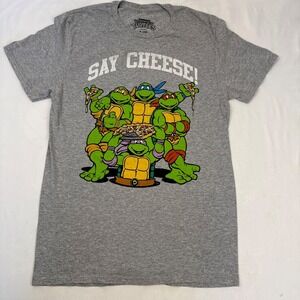 New Teenage Mutant Ninja Turtles Say Cheese Unisex Graphic T Shirt Size Small.